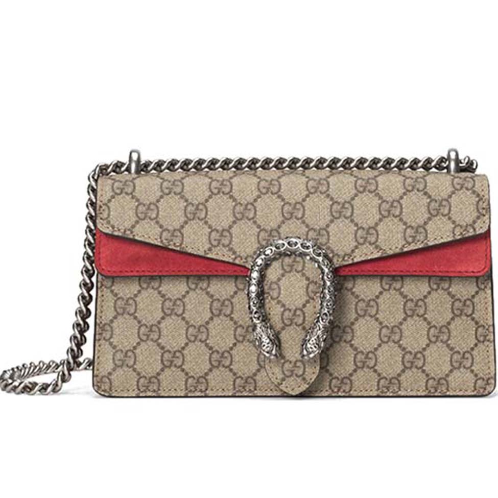 GUCCI DIONYSUS MEDIUM GG SHOULDER BAG 400249  (28*17*9cm)